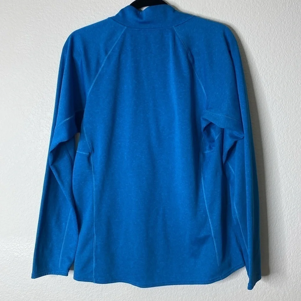 Patagonia Capilene base layer top women’s large blue 3/4 zip long sleeve